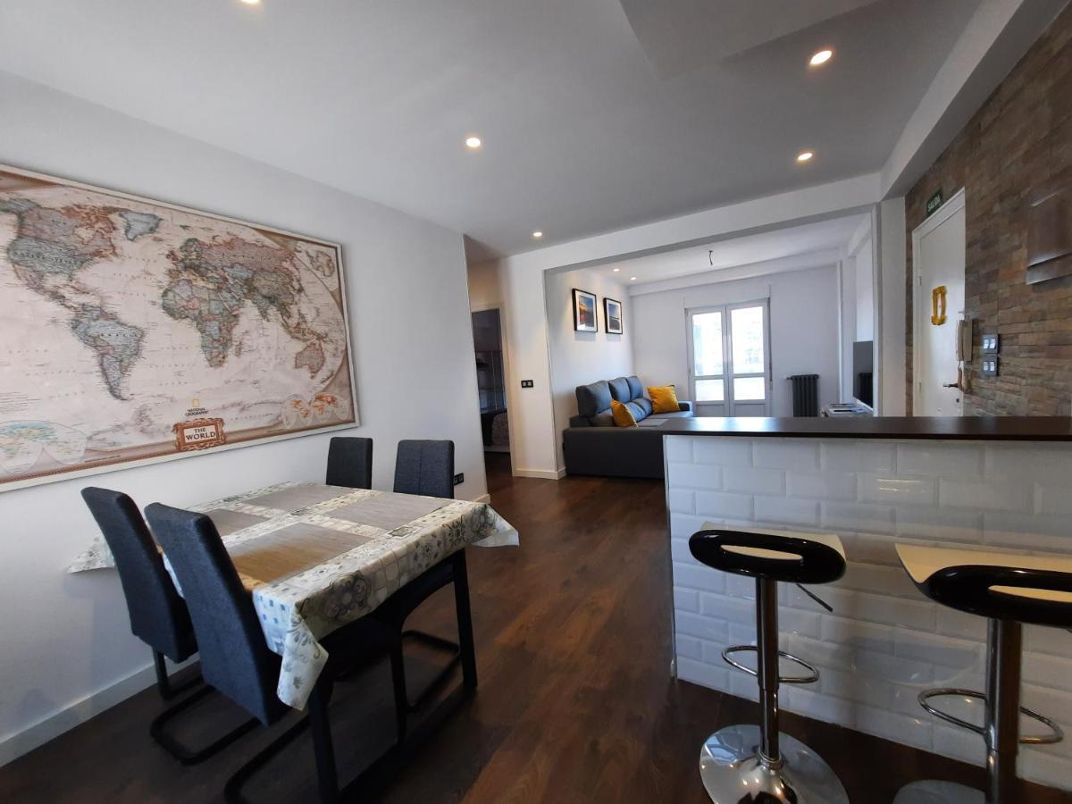 Apartamento Centro Gijon Con Wifi Gratis Y Parking Publico Proximo Incluido Eksteriør bilde
