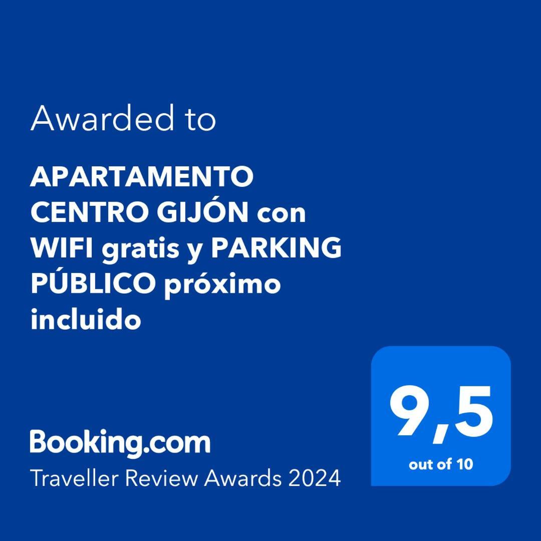 Apartamento Centro Gijon Con Wifi Gratis Y Parking Publico Proximo Incluido Eksteriør bilde